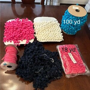 Pom Pom fringe for crafting/sewing/DIY